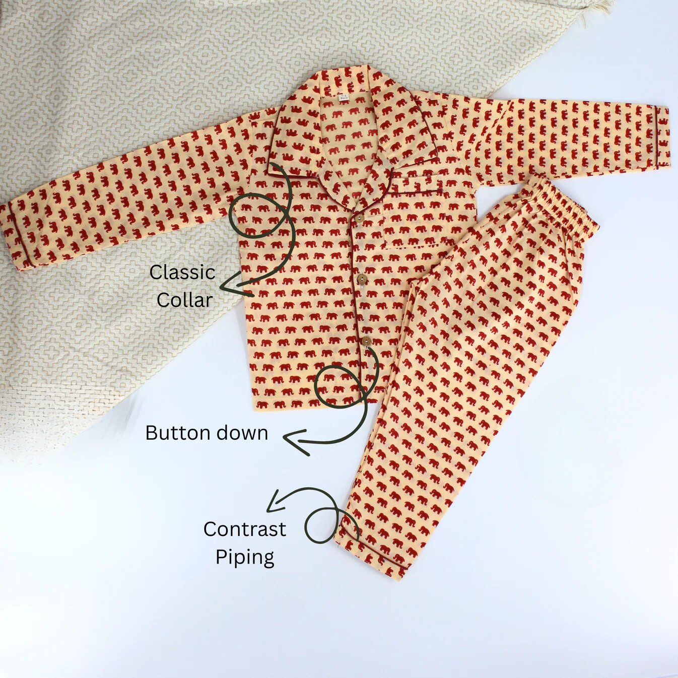 Little Maharaja Unisex Night Suit
