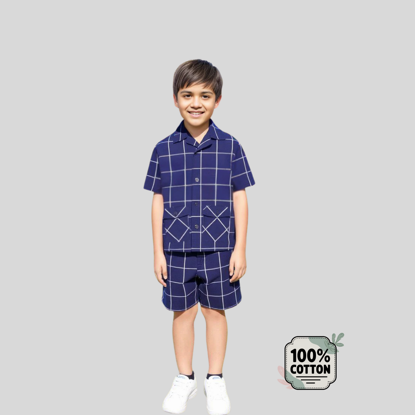 Mini Boss Cotton Kids Co-ord Set