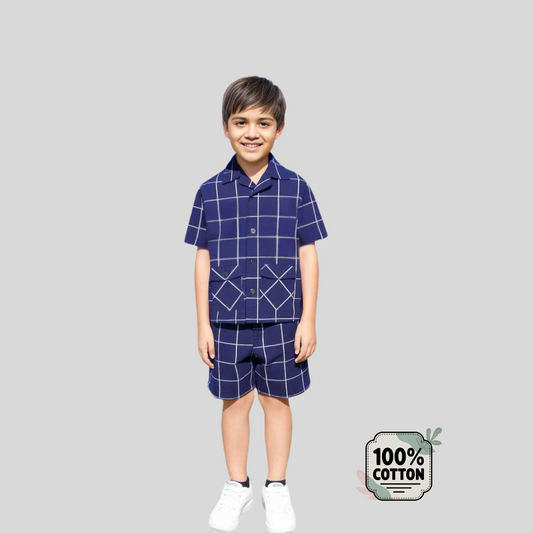 Mini Boss Cotton Kids Co-ord Set