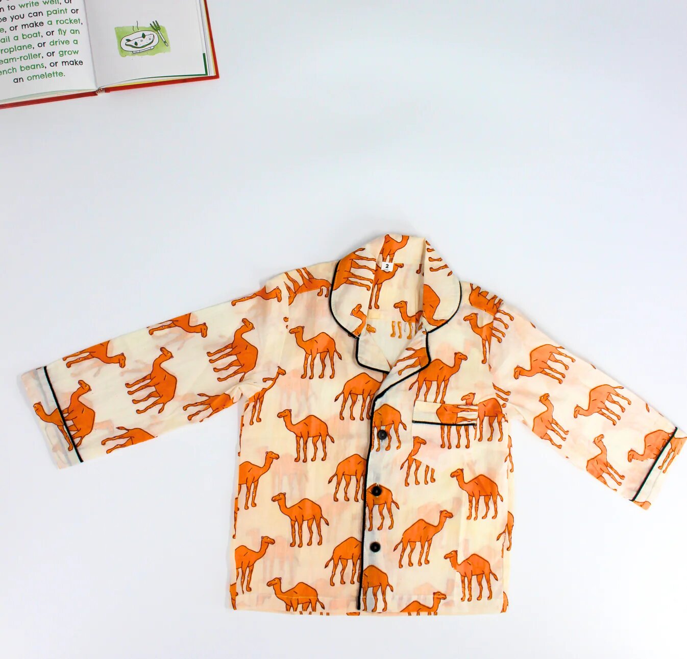 Camel Cotton Unisex Unisex Pyjama Set
