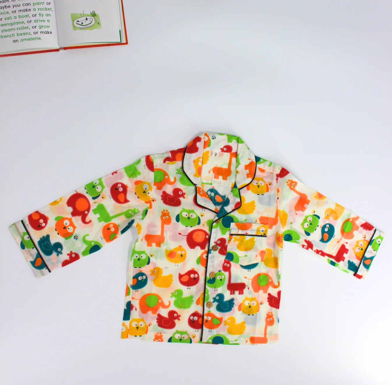 Animal Cotton Unisex Pyjama Set