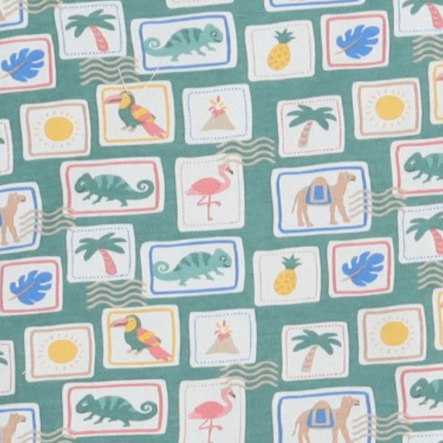 Tropical Postcard Unisex Playsuit