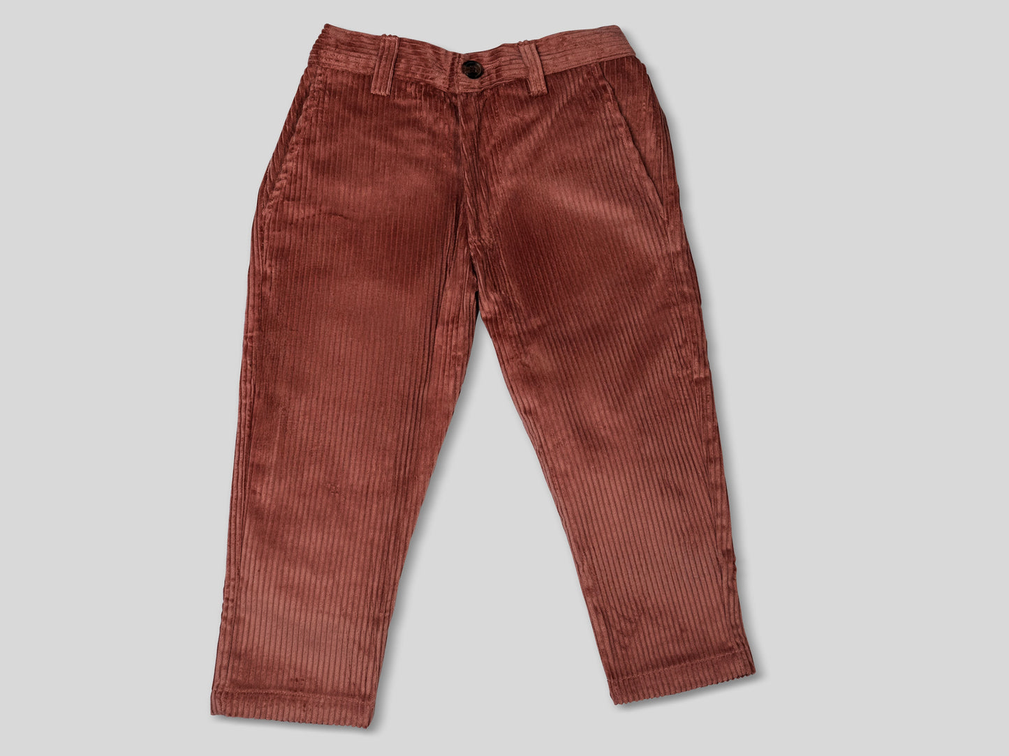 Chic Shirt & Corduroy Pants Set