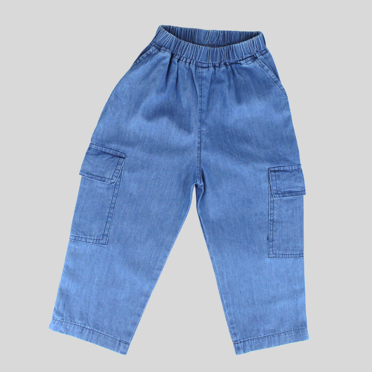 Unisex Denim T-shirt and Pants Set