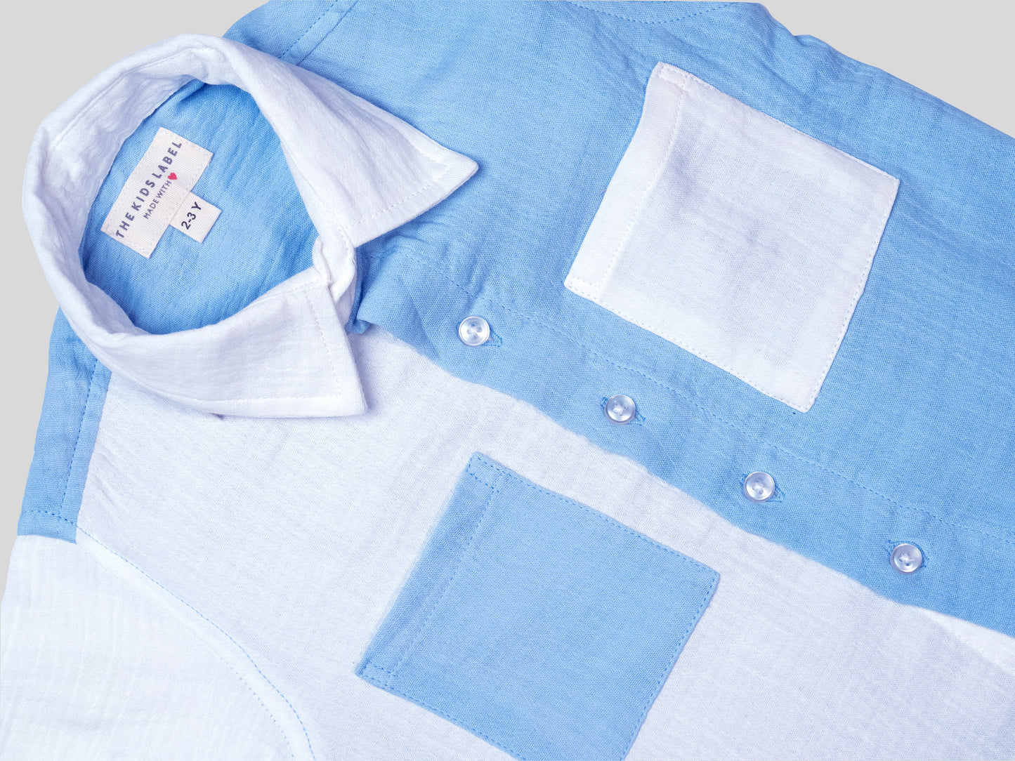 Dual-Tone Cotton Co-Ord Set