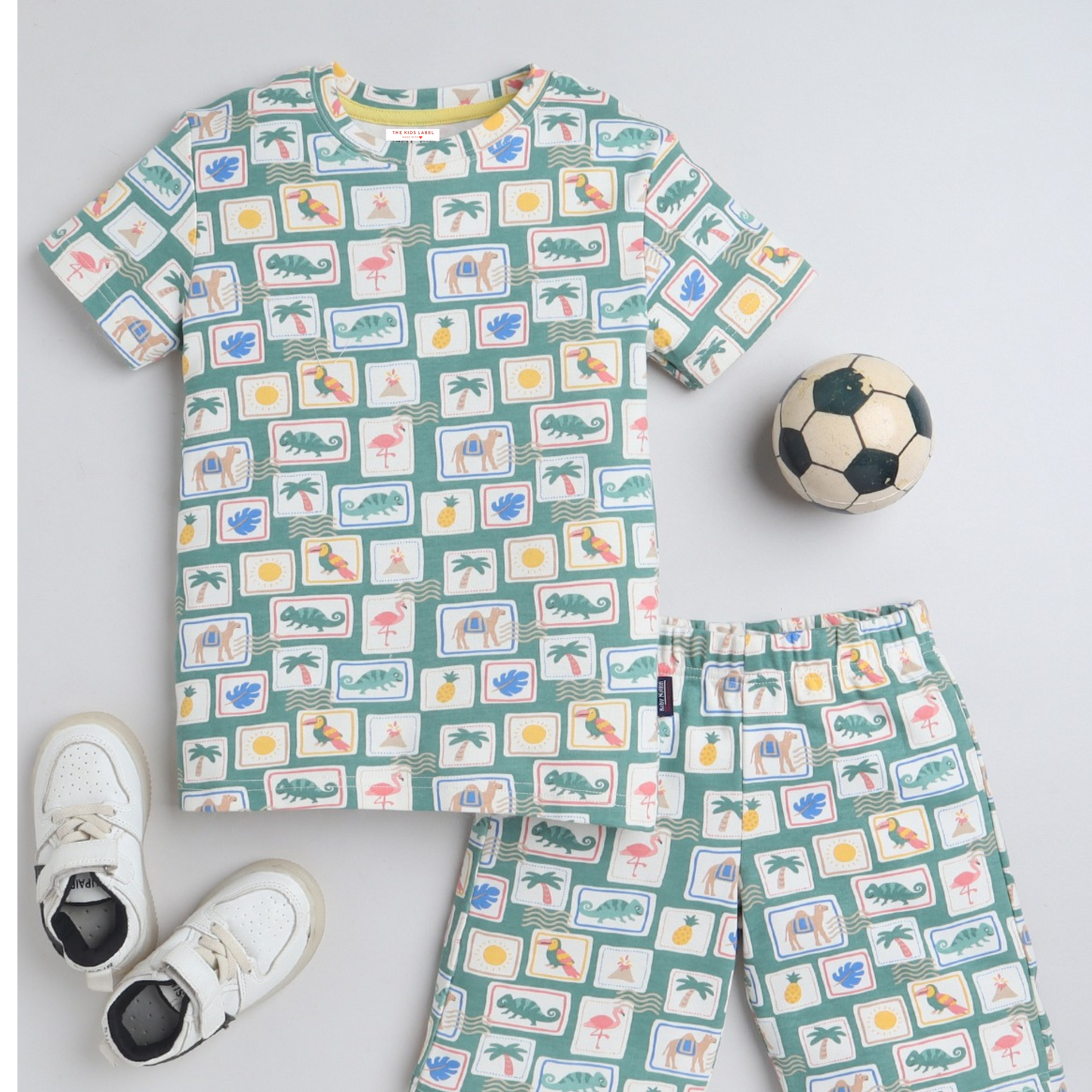 Tropical Unisex Playsuit Set of 2