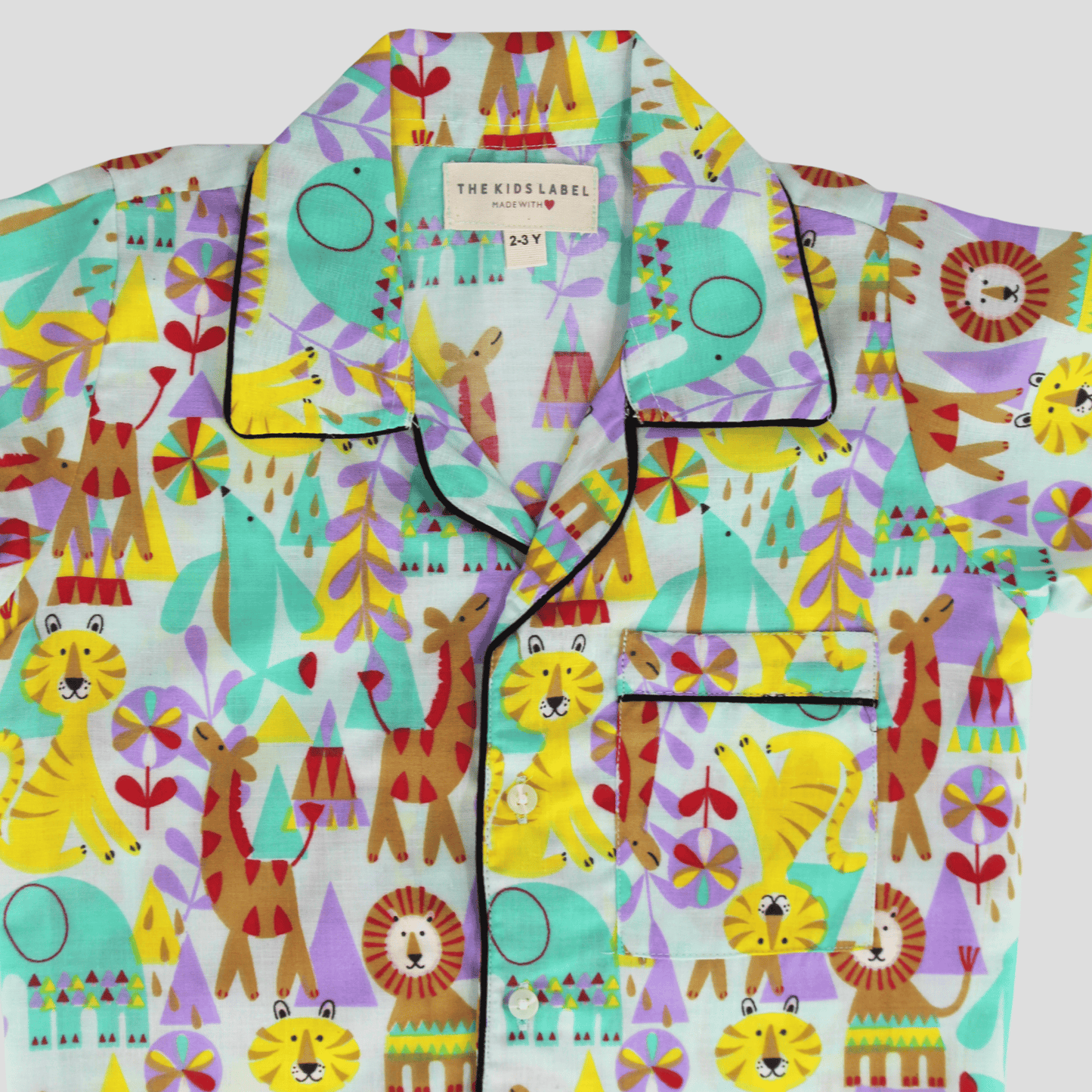 Jungle Theme Unisex Night Suit