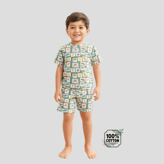 Tropical Postcard Unisex Playsuit