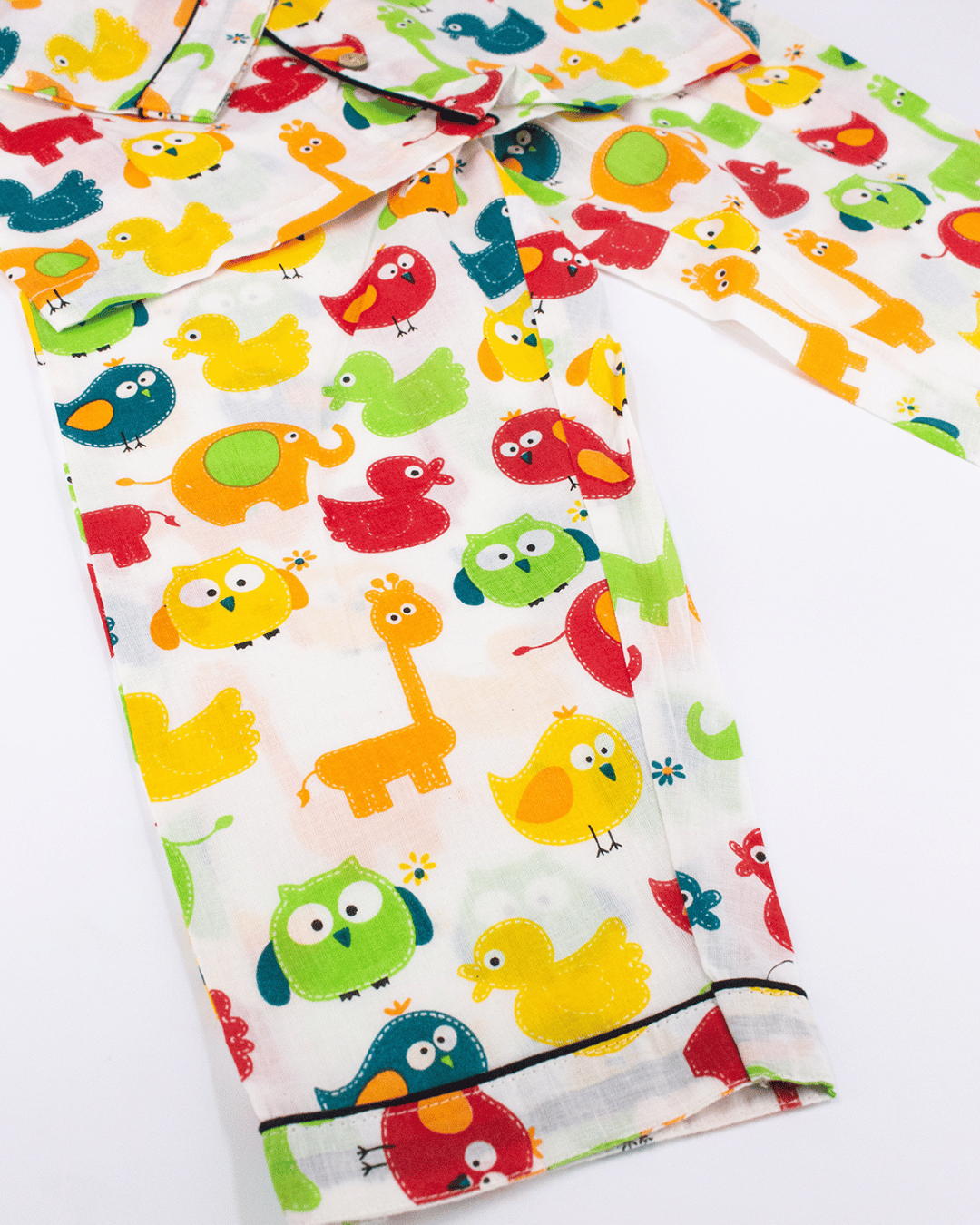 100% Cotton Animal Print Unisex Night Suit