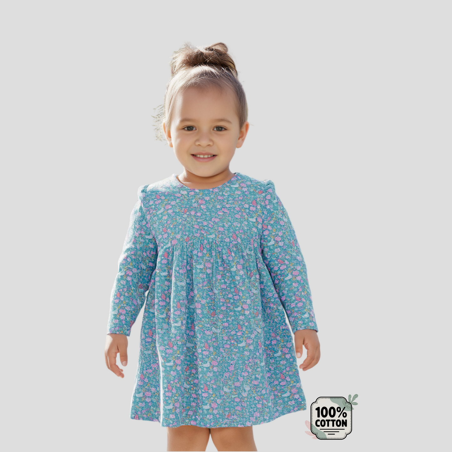 Chirp & Twirl Floral Dress