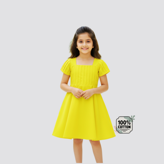 Neon Dream Dress with Signature Black Bow
