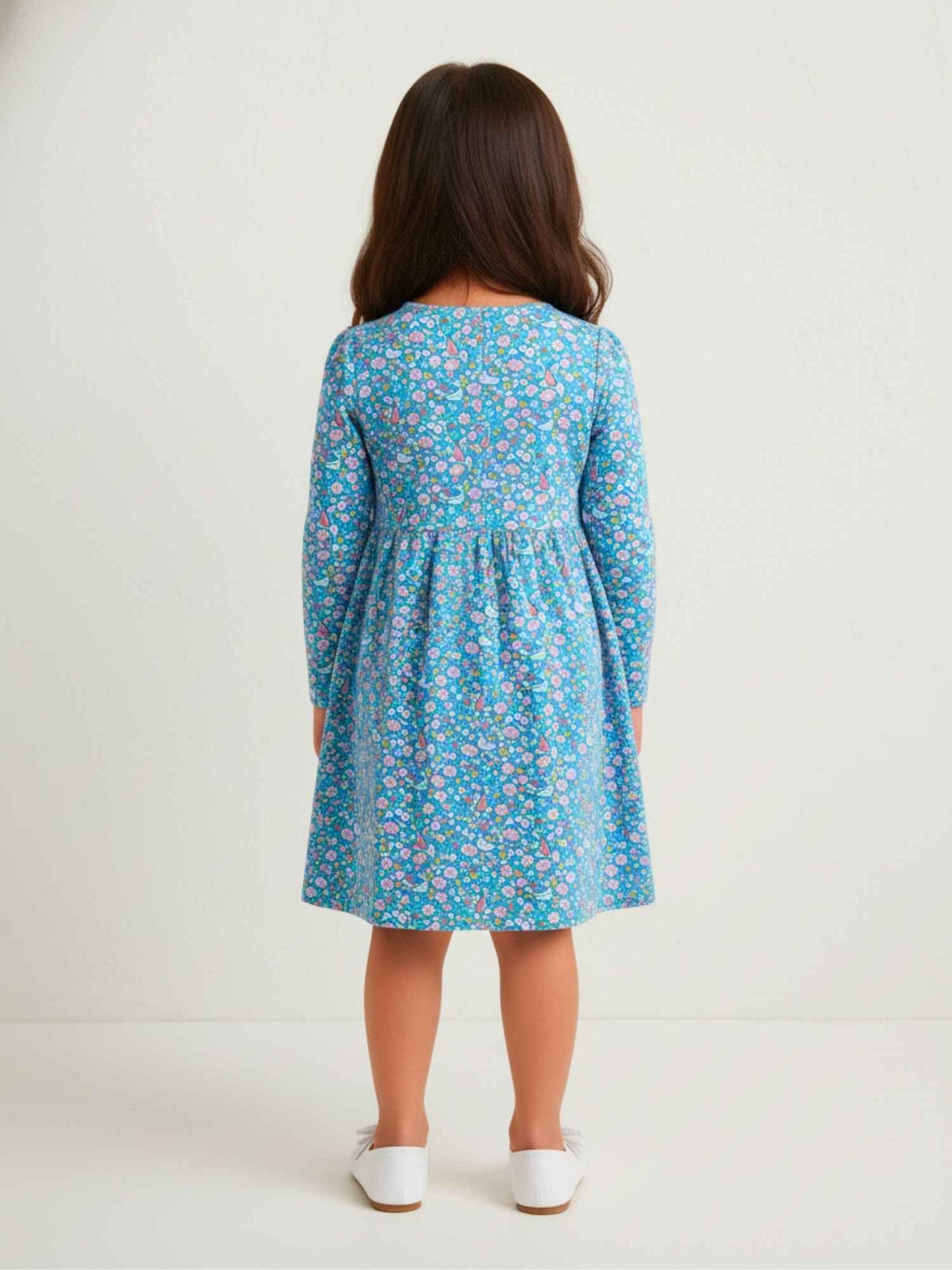 Chirp & Twirl Floral Dress