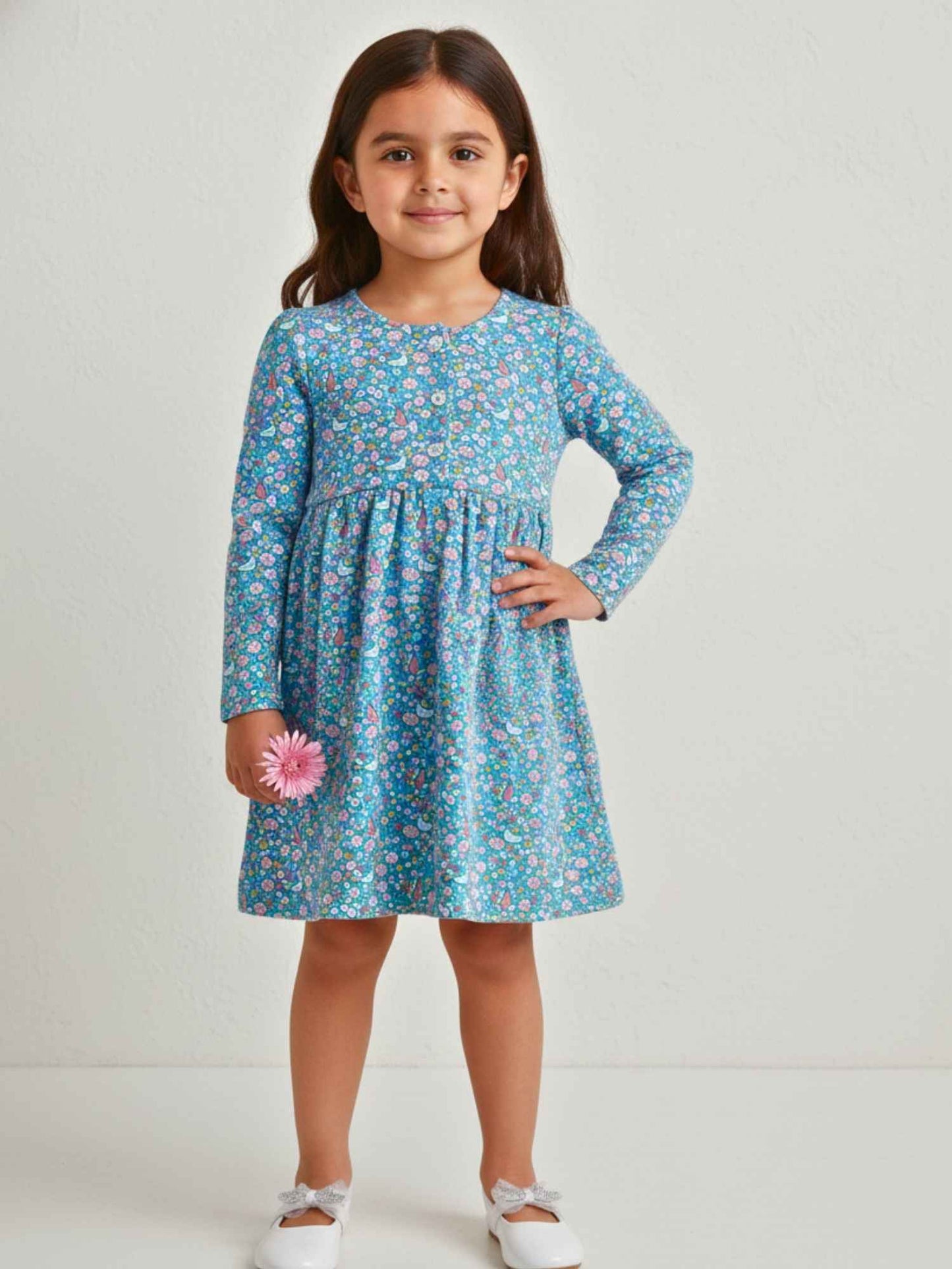 Chirp & Twirl Floral Dress