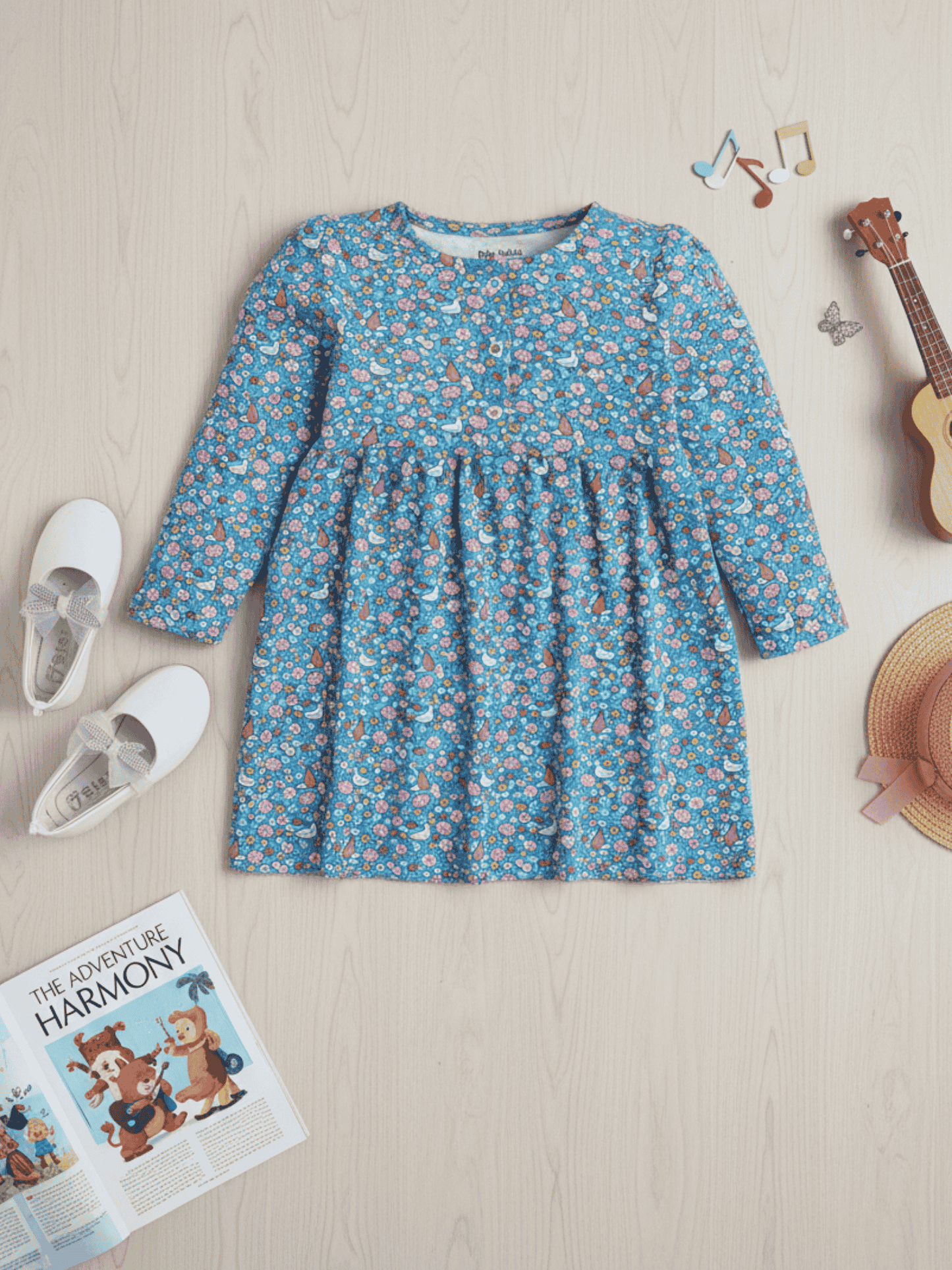 Chirp & Twirl Floral Dress