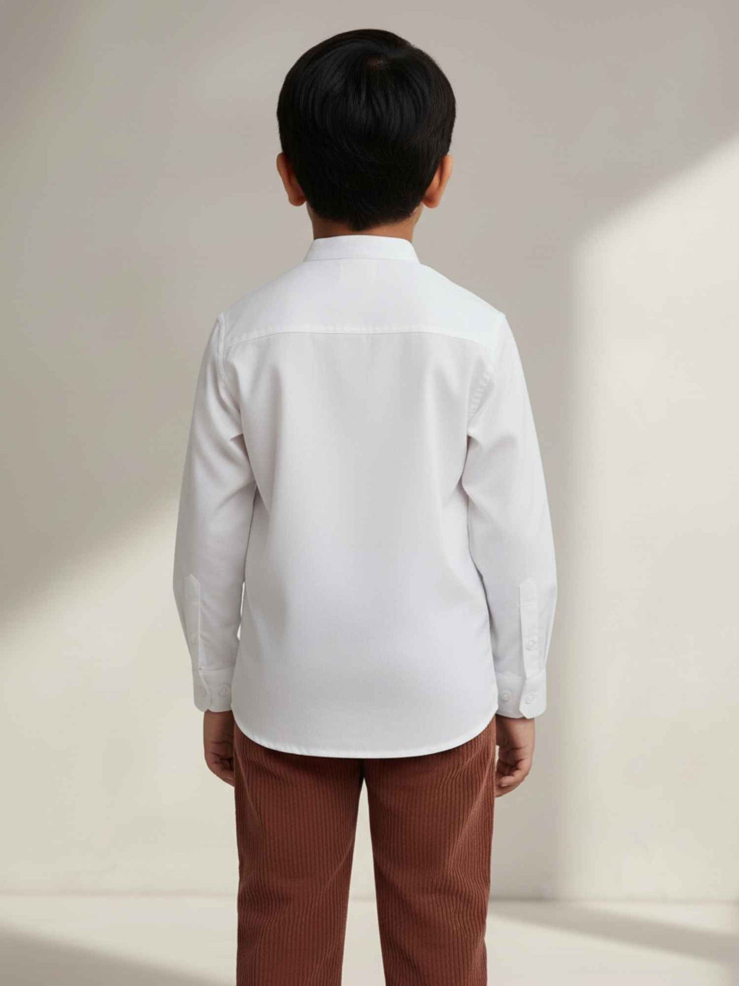 Chic Shirt & Corduroy Pants Set