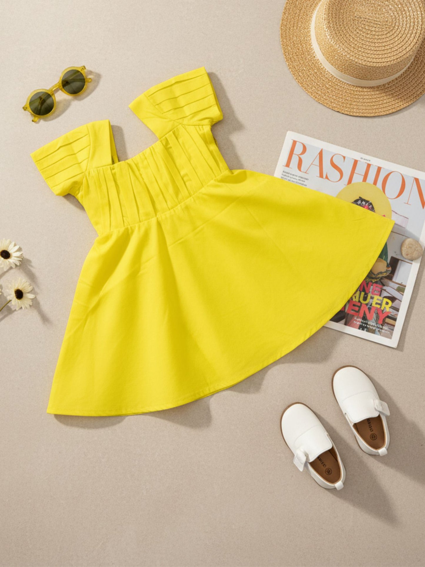 Neon Dream Dress with Signature Black Bow