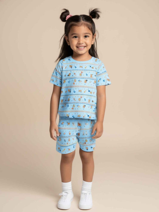 100% Cotton Knit Teddy Unisex Playsuit