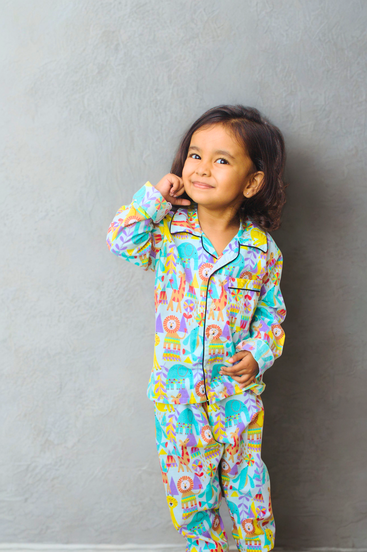 Jungle Theme Unisex Night Suit