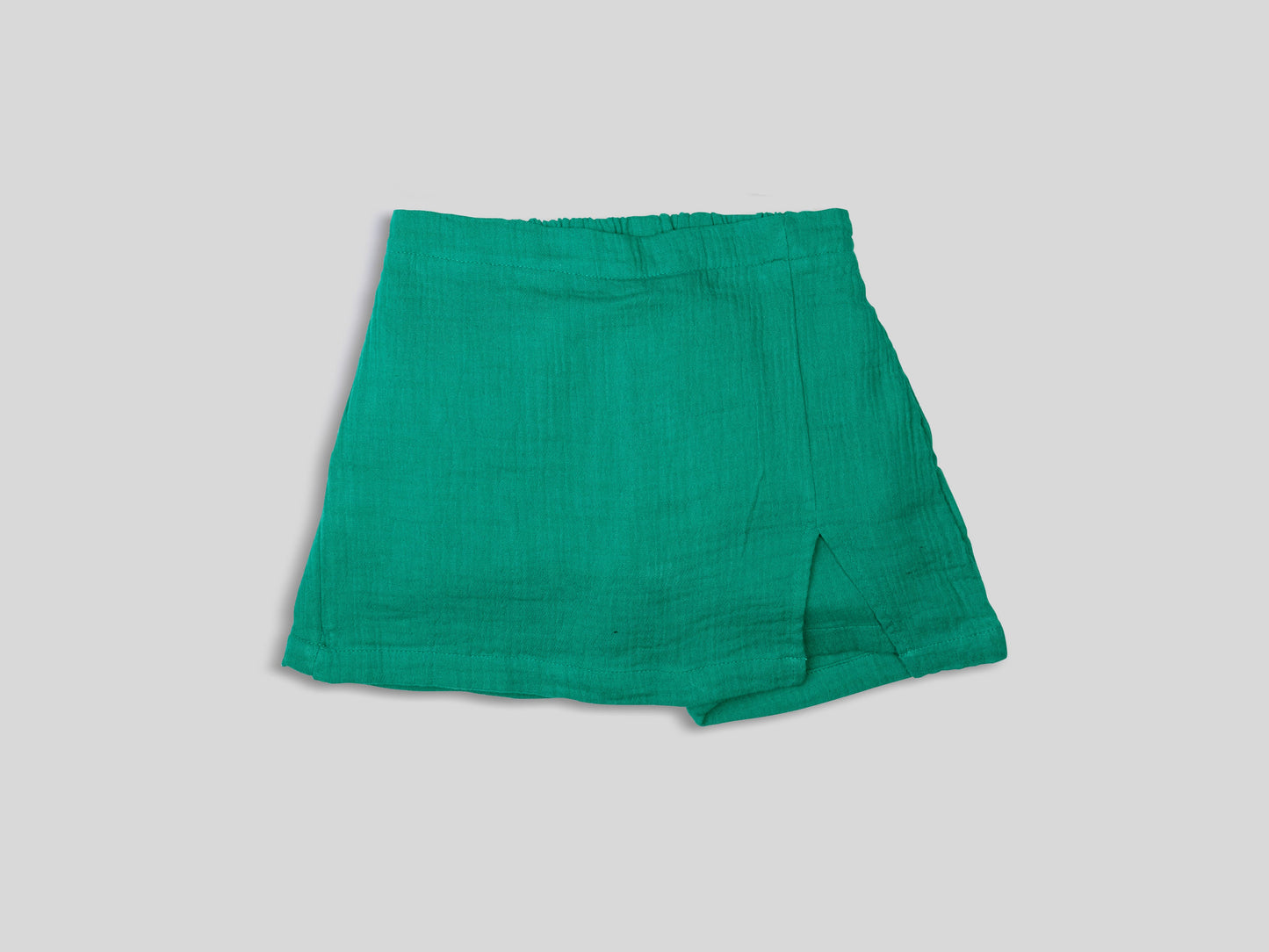 Green Skort and Top Cotton Co-Ord Set